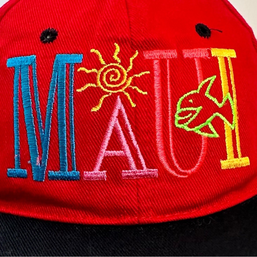 Vintage Maui Hawaiian Headwear Baseball Hat Snapback Cap Surfing 90’s - Picture 5 of 10